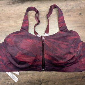Victorias Secret VSX Knockout Front-Close Sports Bra Maximum Support 36DD Purple